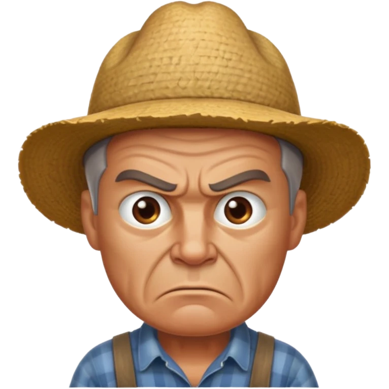angry farmer emoji
