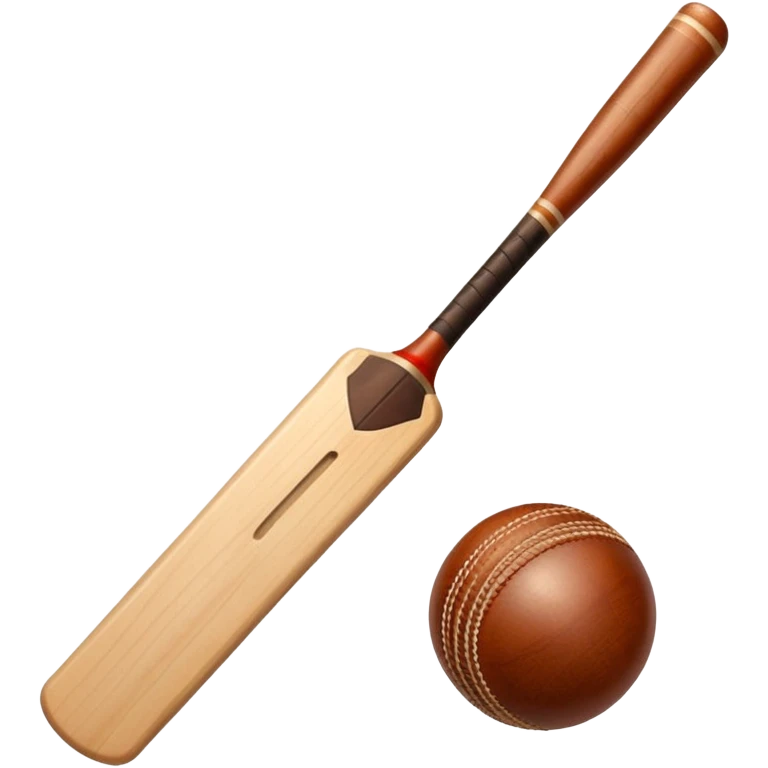 Cricket bat & ball emoji