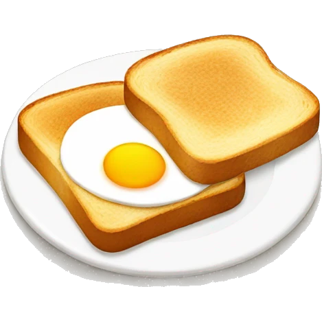 Eggs and toast emoji