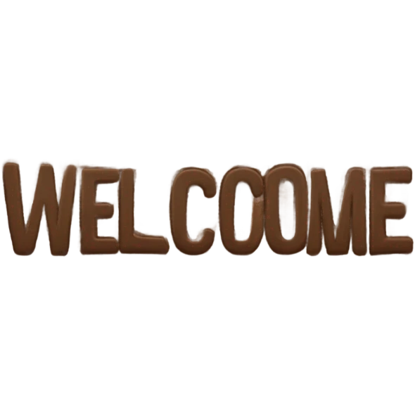 brown welcome mat emoji
