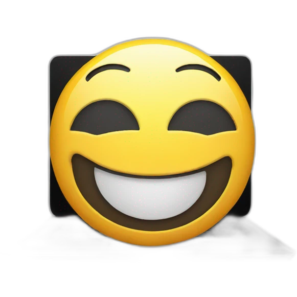 smiley face witl laptop emoji