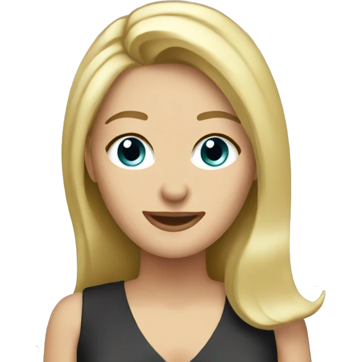 Blonde recepcionist emoji