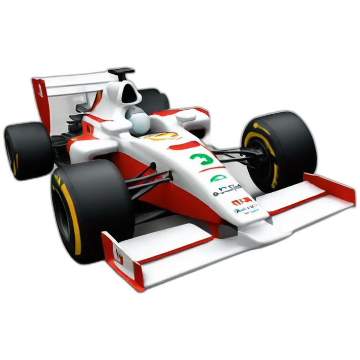 Formule 1 car emoji