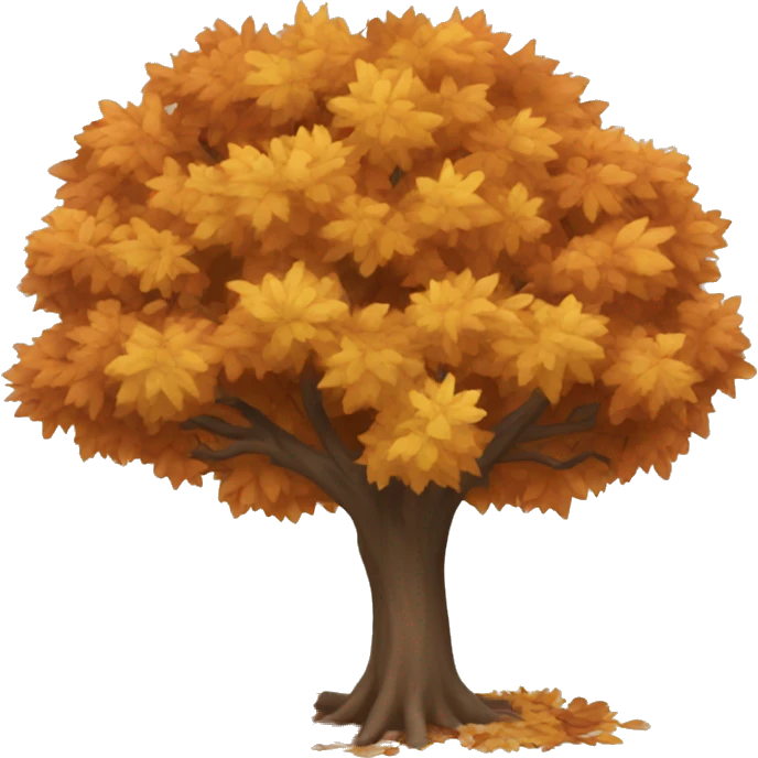 fall tree emoji