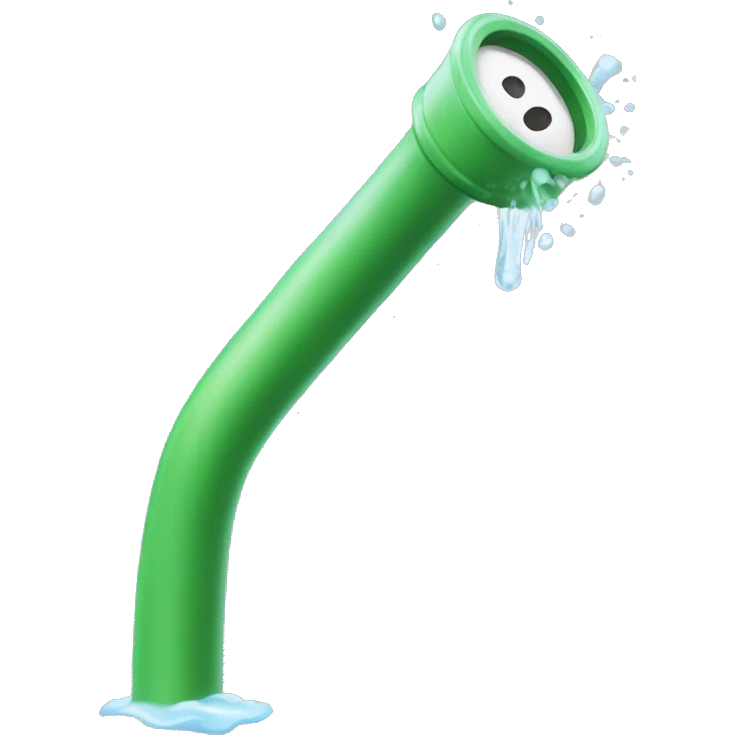Garden hose water spashing emoji