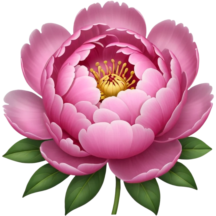 Pink peony emoji emoji