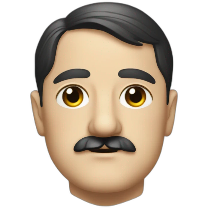Adolf hitler with a béer emoji