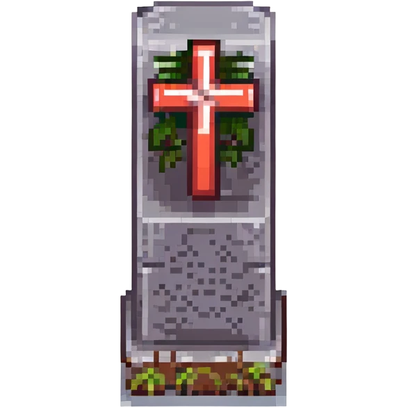 traditional Norway gravestone with no cross emoji