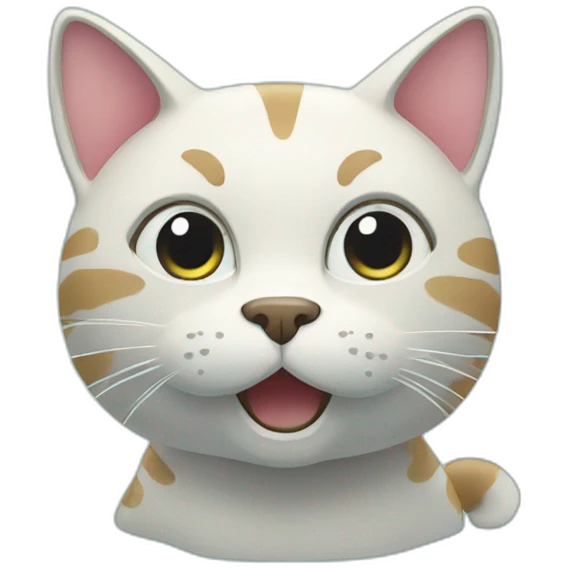 a swimming cat emoji