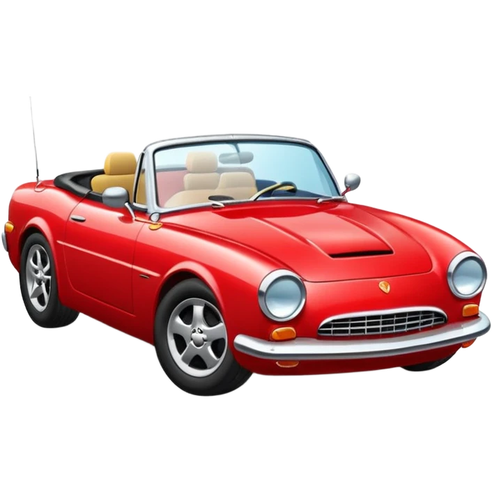 voiture decapotable emoji