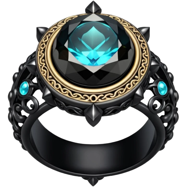 Cursed ring – Black jewel, eerie aura











 emoji