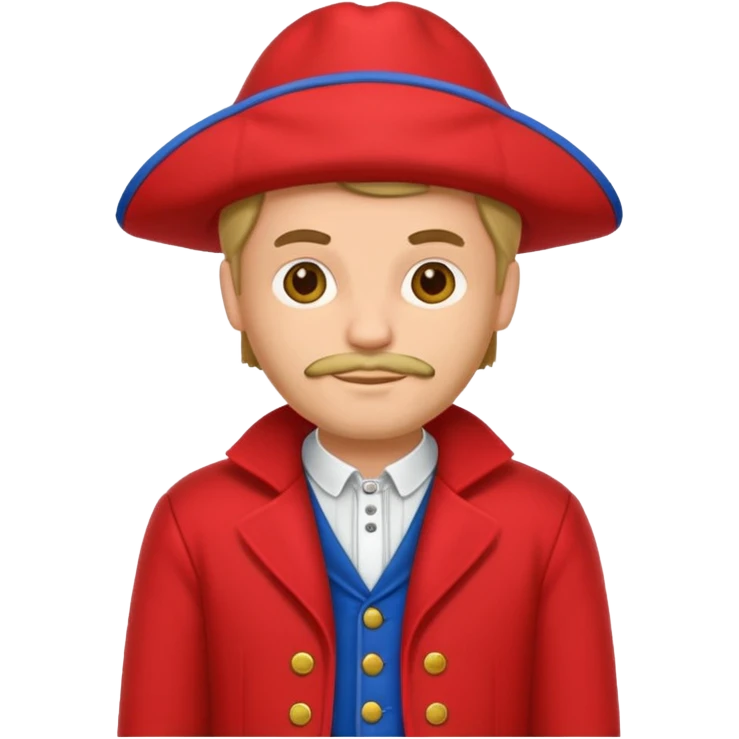 man with red dutch clothing emoji