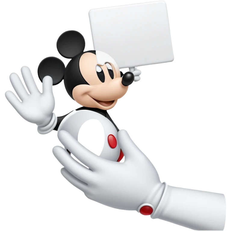 mac os icon hand mickey mouse emoji