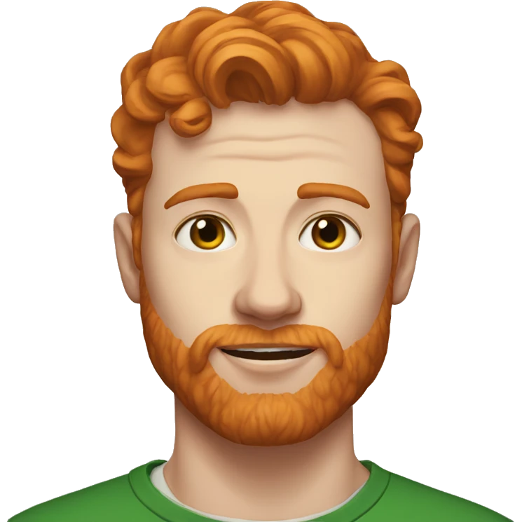 Portrait, Irish Male, 34, Ginger, Kieran emoji