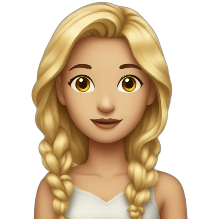 A beautiful girl  emoji