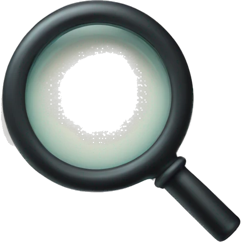 Magnifying glass emoji