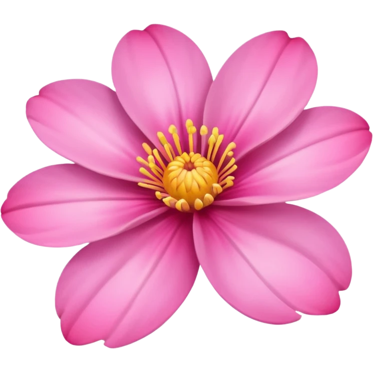 Pink flover emoji