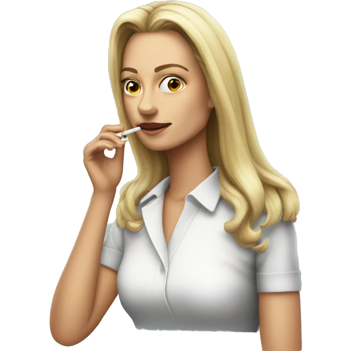 Snejana Onopka smoking emoji