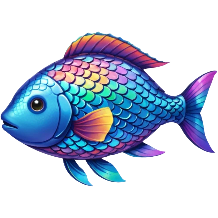 rainbow fish emoji
