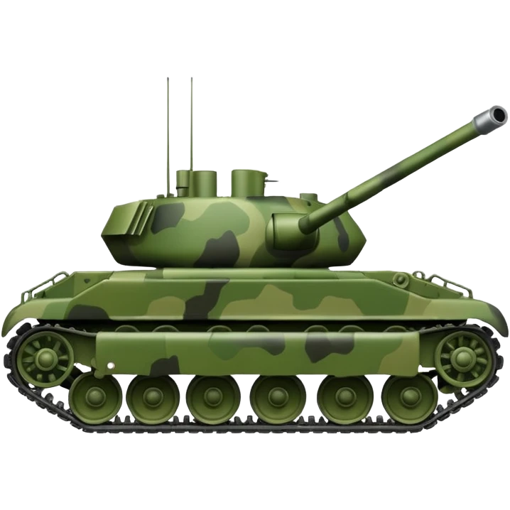 Military tank emoji