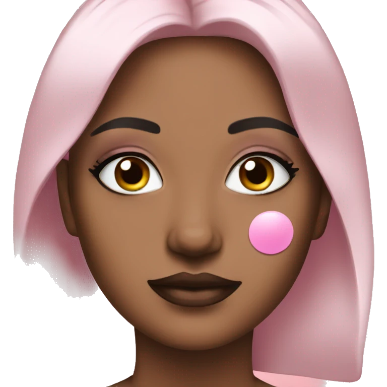 White with Pink makeup pallette emoji