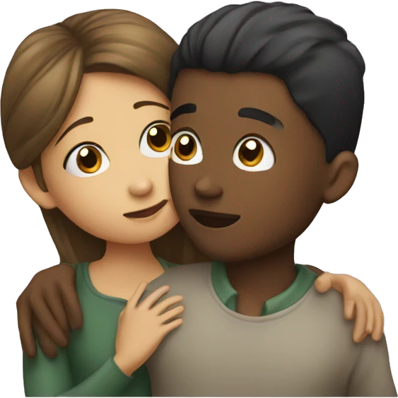 a girl kissing the boy  emoji