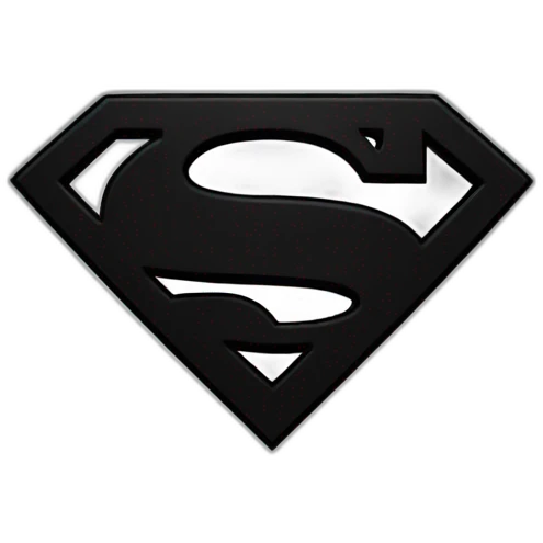 black superman logo  emoji