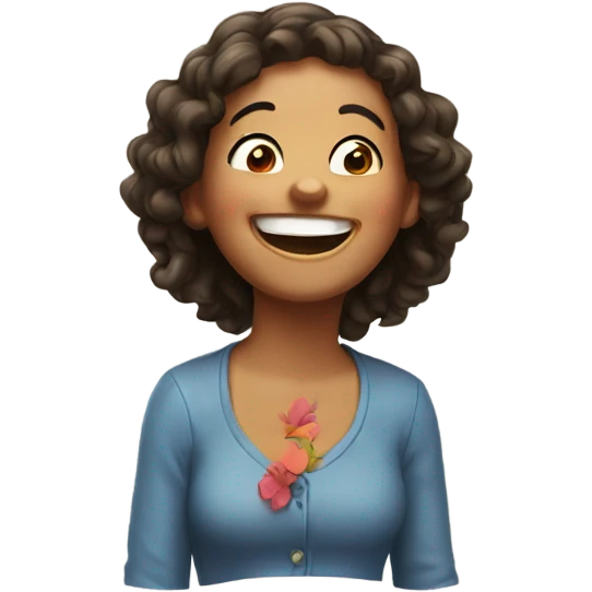 Laughing girl emoji