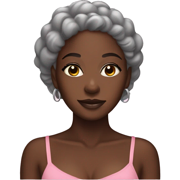 Black girl skin care emoji