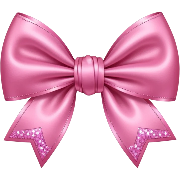 bow glitter pink emoji