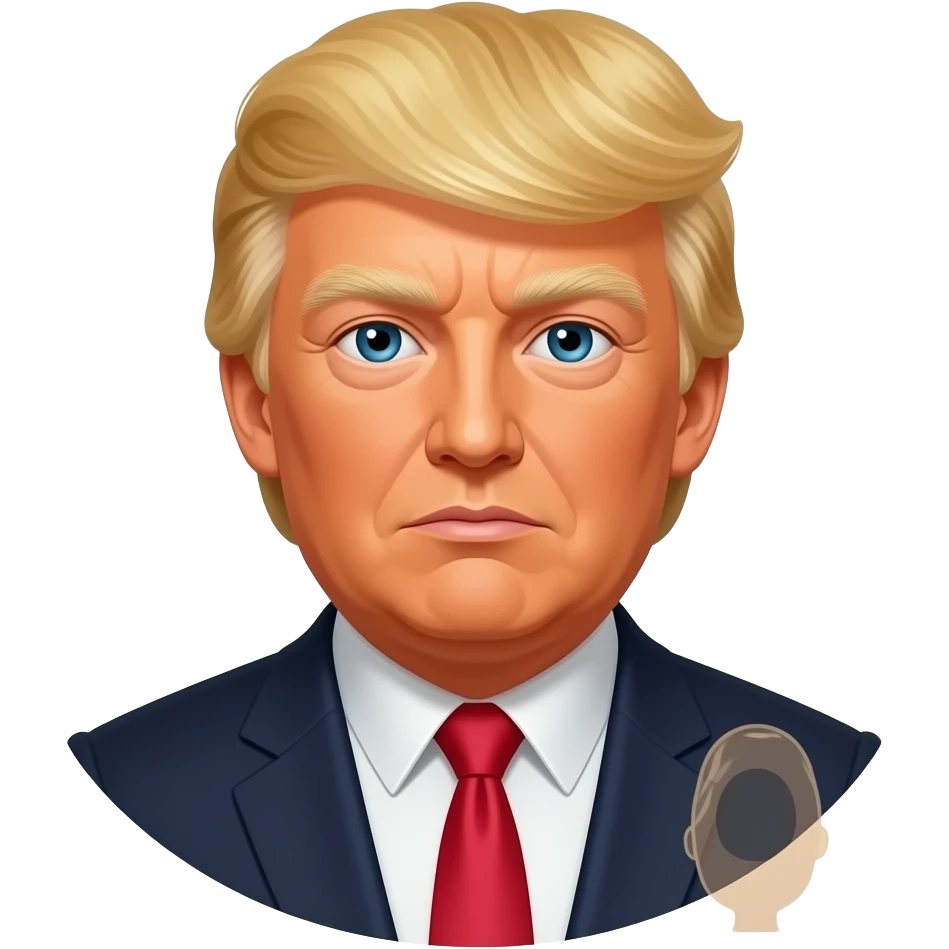 Donald trump toes emoji