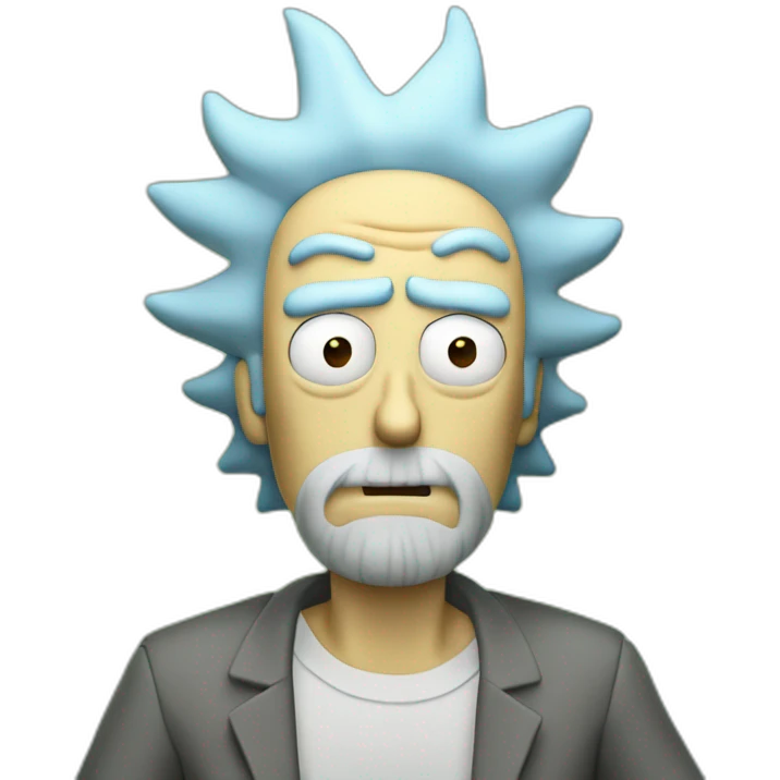 rick de la série rick et morty emoji