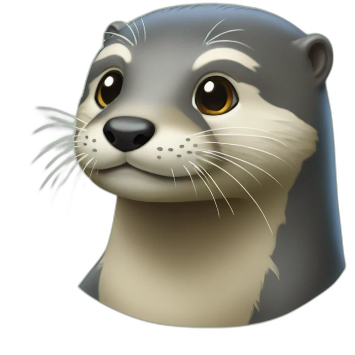 Loutre verte emoji