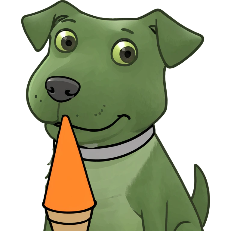 Poodle with a cone and he’s 5 years old emoji
