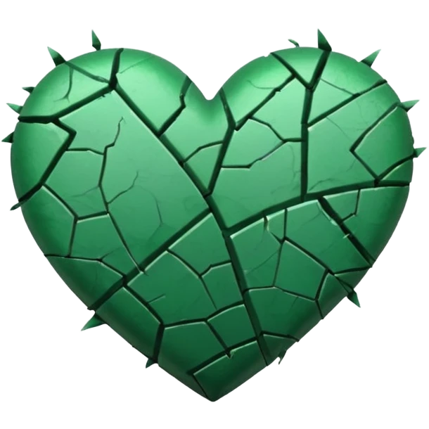 broken green heart  emoji