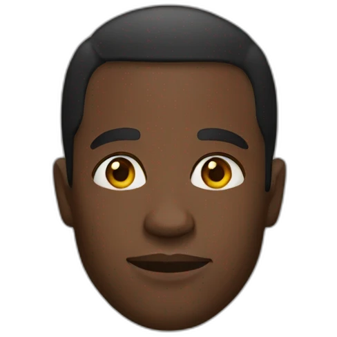 black man emoji
