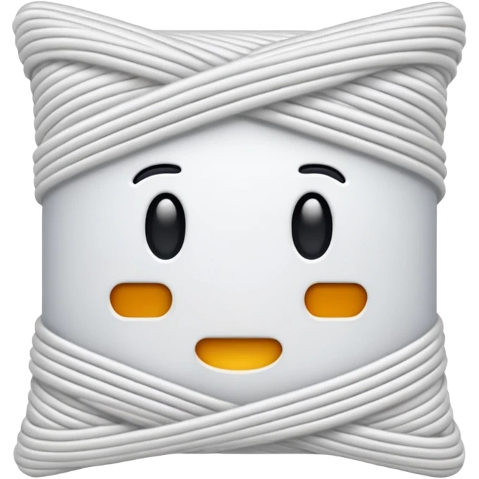 white straight thread emoji