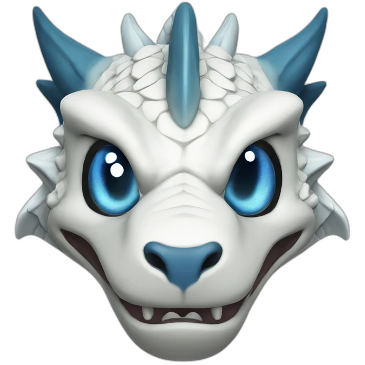 blue eyes white dragon emoji