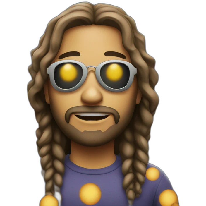 hippie in space emoji