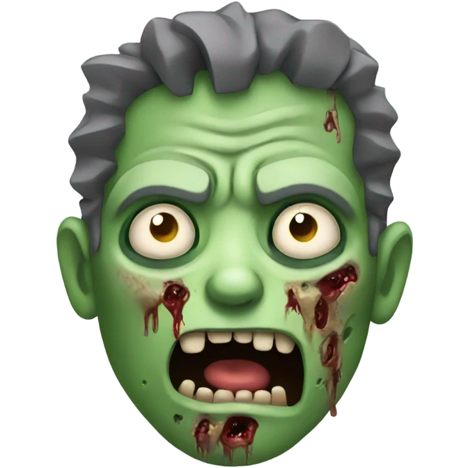 Sleepy zombie  emoji
