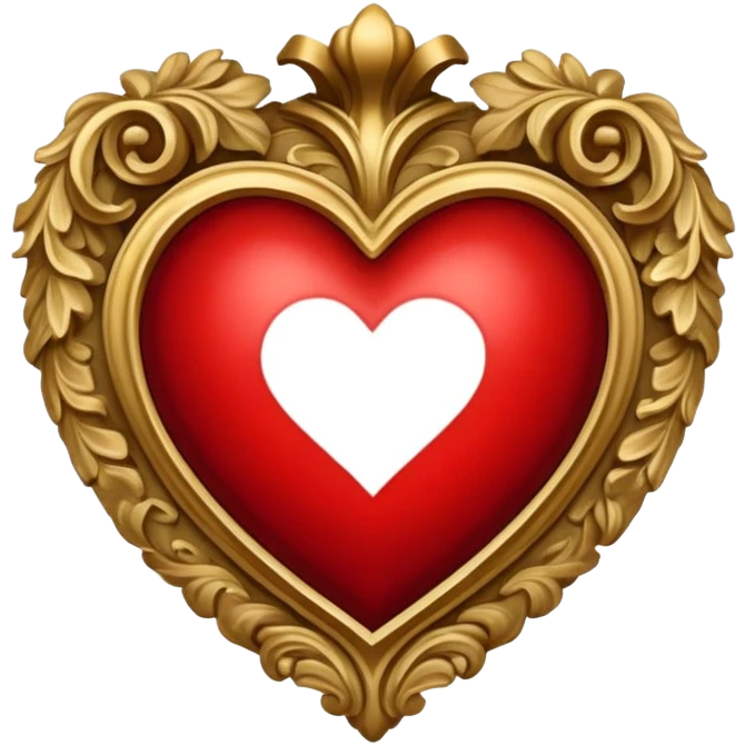 rococo regency red love emoji