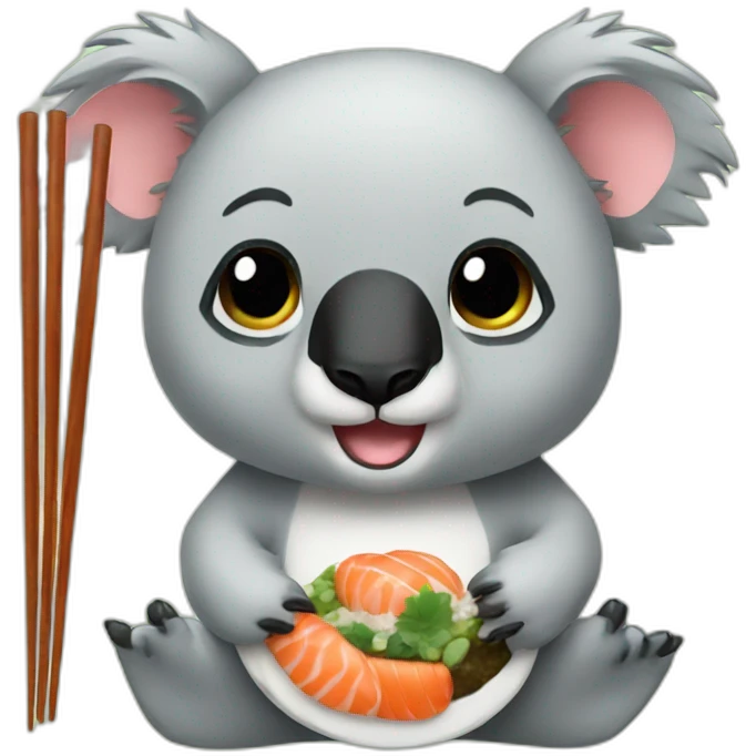 koala-eat-sushi emoji