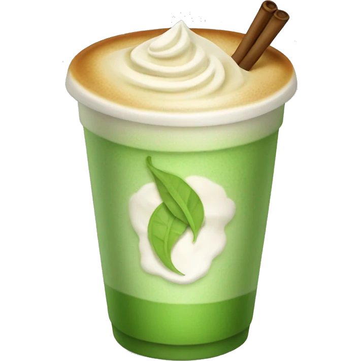 Ice Matcha Latte  emoji