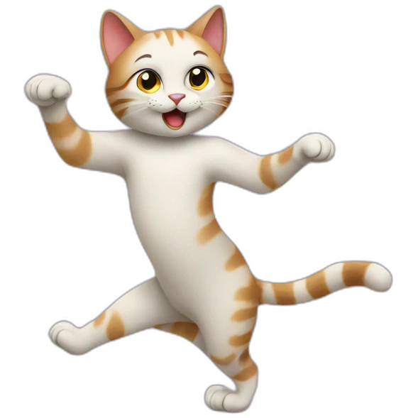 dancing cat emoji