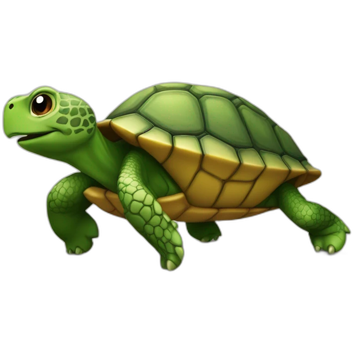 Tortue sur tortue emoji