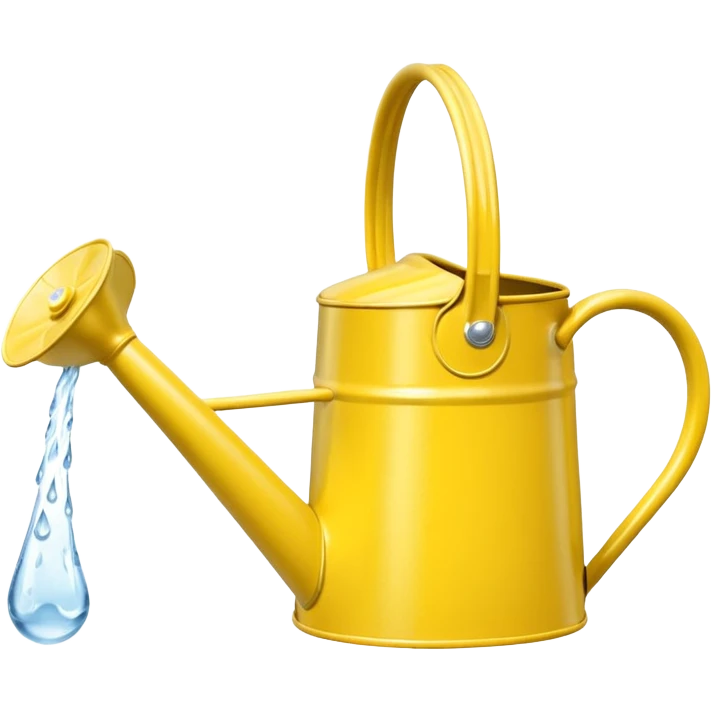 Yellow garden watering can emoji