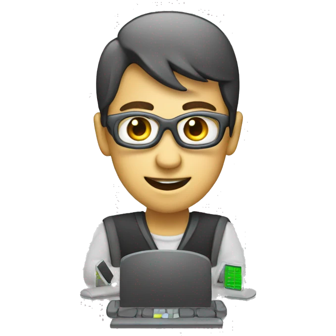 computer coder logo emoji