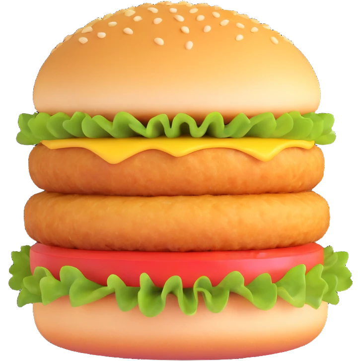 chicken patty emoji
