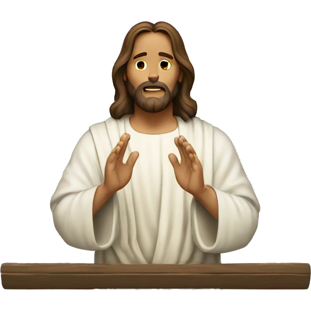 jesus christ pray emoji