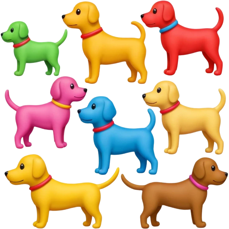 juguetes de perro emoji